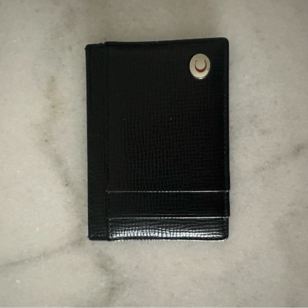 Coach Black Key Card Holder Sleek Design